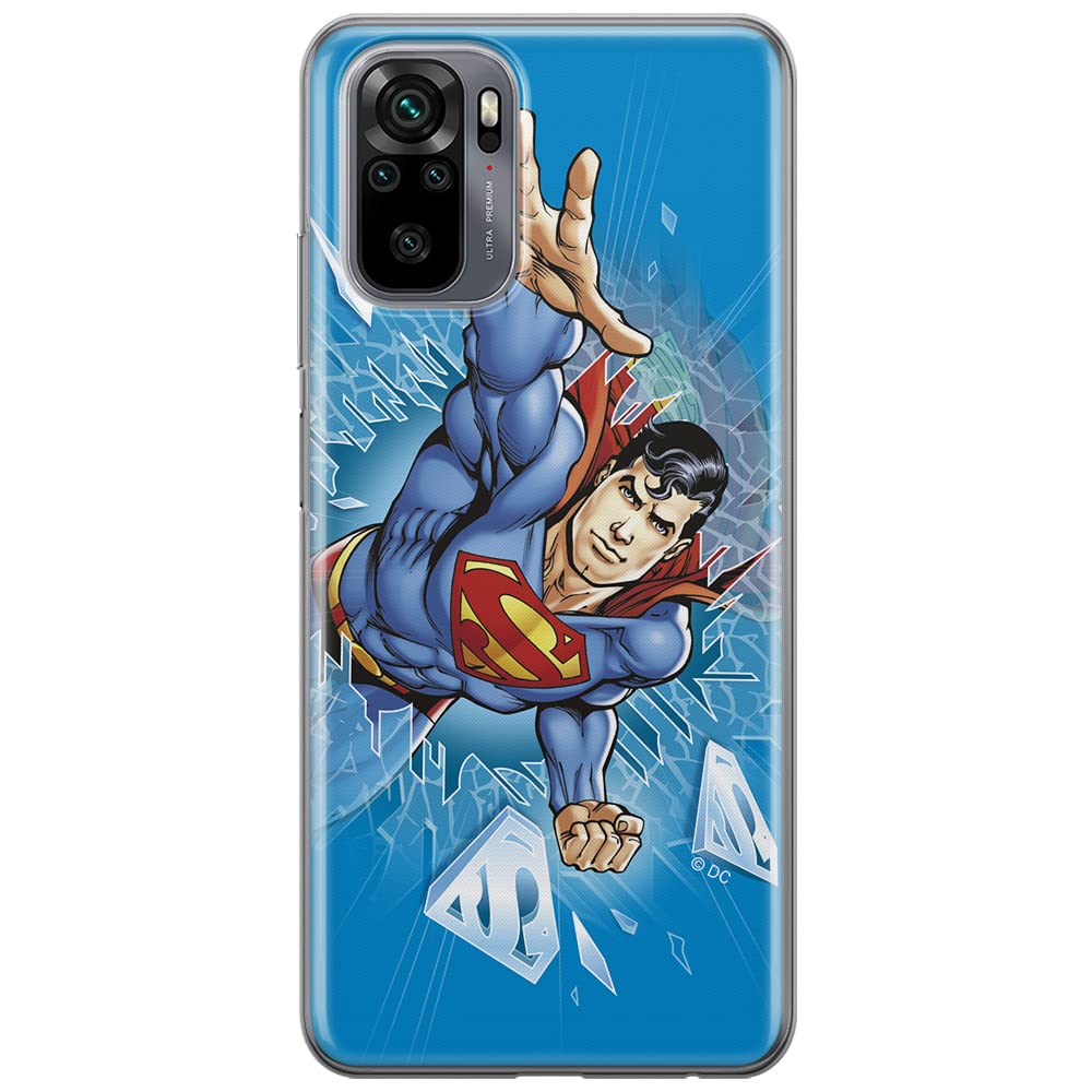 ERT GROUP mobile phone case for Xiaomi REDMI NOTE 10/ 10S original and officially Licensed DC pattern Superman 005 optimally adapted to the shape of the mobile phone, case made of TPU