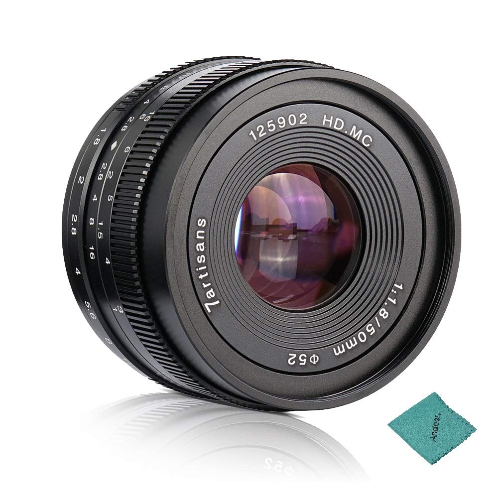 Epm2 E Pl7 E Pl8 E P5 E P6 Olympus 50mm M4 3マウントミラーレスカメラ用 大口径 7artisans Panasonic F1 8 Andoerクリーニングクロス付き マニュアルフォーカスカメラレンズ B07lcywbjs G5 G6 G7 Gf5 Gf6 Gm10 Gh4 Gh5 デジタルカメラ 超安い品質