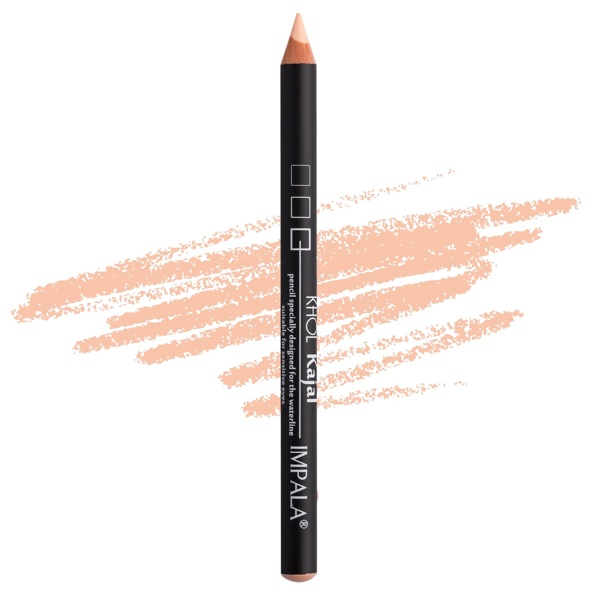 IMPALA | Waterproof Khol Eyeliner Pencil Nude Color 87 | Eye Liner | Perfect Line, Intense Look | Water-Resistant and Long-Lasting Eyeliner | Soft and Creamy Formula | Eye Makeup