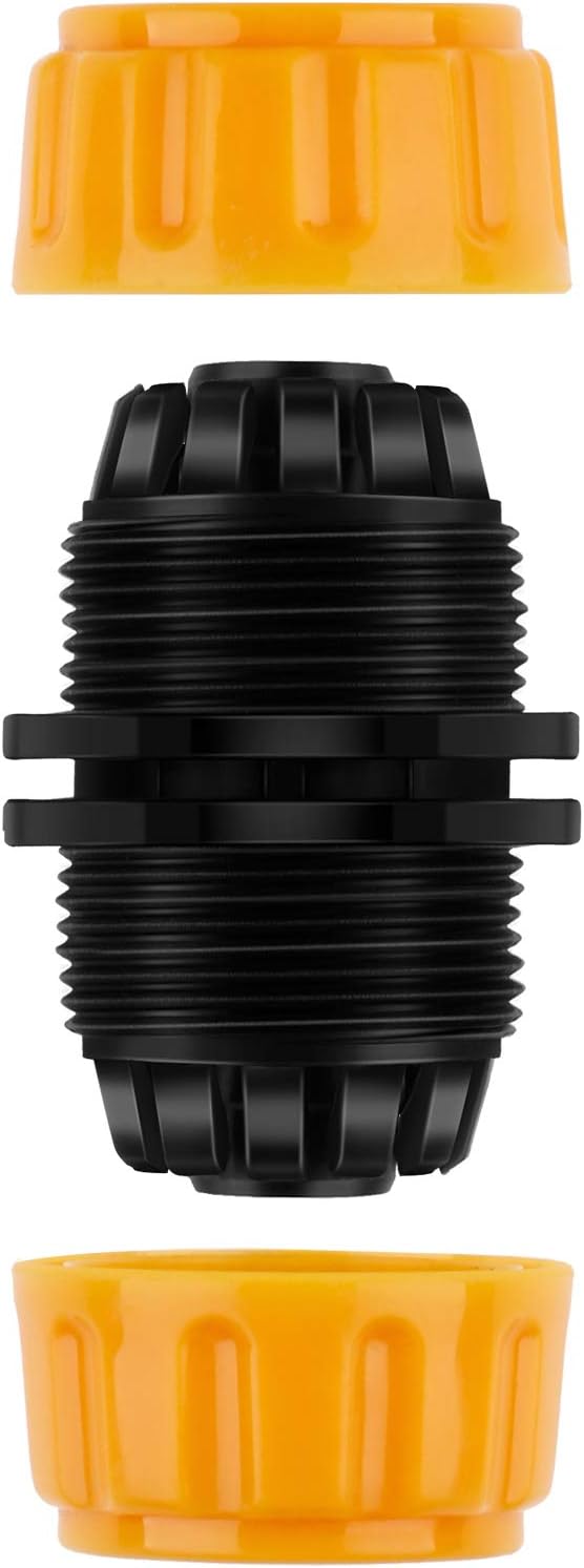 6 Pack Plastic Hose Repair Connector, Quick Fix Extend Connector for 1/