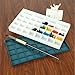 Chris.W Watercolor Palette Box Airtight 36 Deep Wells for Watercolor, Gouache, Acrylic and Oil Paint (11.2x6.2x1.2 inches) - Paint Brush Not Included