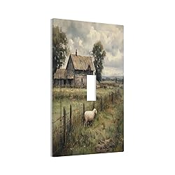 Thsanju Light Switch Cover Plate Goat Rustic