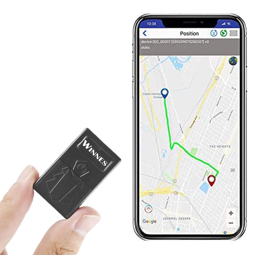 Mini GPS Tracker, Zeerkeer Real Time Anti-thief GPS Tracker Devices with Strong Magnet Anti-Theft Geo Fence SOS Alarm Portable Multi-mode Positioning GPS Locator with Free APP/Web