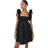 Kika Vargas Women's Angela Dress, Black, 12