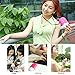 ESUMIC Portable Mini Air Conditioner Travel Handheld USB Rechargeable Cooling Fan for Summer Rose