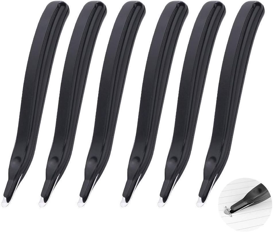 Early Buy 6 Pack Magnetic Staple Remover Rubberized School Office Home Black