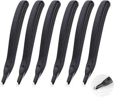 Early Buy 6 Pack Magnetic Staple Remover Rubberized School Office Home Black