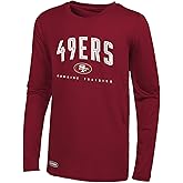 Outerstuff NFL Men's Team Color Long Sleeve Performance T-Shirt Top, Up Field