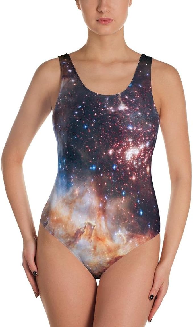 galaxy one piece swimsuit