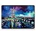 iCasso Macbook Air 13 Inch Case Rubber Coated Glossy Hard Shell Plastic Protective Cover For Apple Laptop Macbook Air 13 Inch Model A1369/A1466 - Night View of Paris