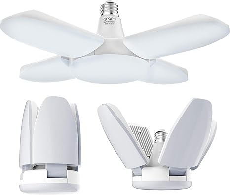 Gezee LED Garage Light, 60W E26 6500K 