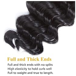 QTHAIR 14A Brazilian Loose Deep Wave Bundle