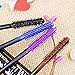Waterproof blue purple black green brown mascara charming longlasting makeup (Purple)