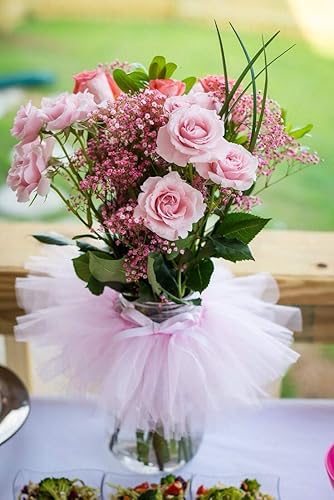 Amazon Com Mason Jar Tulle Tutu Centerpiece Candy Dish Fluffy