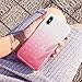ESR Makeup Glitter Case for iPhone Xs/iPhone X, Glitter Sparkle Bling Cover [Three Layer] for iPhone 5.8 inch (2017 & 2018 Release)(Ombre Ruby)
