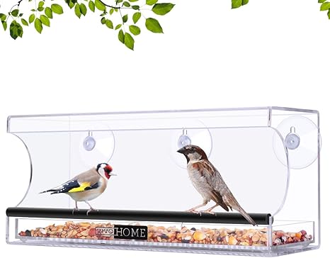 Amazon Com Vivohome Acrylic Squirrel Proof Rectangle Clear Window