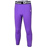 Dizoboee Boys Compression Pants Leggings Tights for Sports Youth Kids Athletic Basketball Base Layer