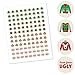 Big Dot of Happiness Ugly Sweater - Christmas Party Decorations - Trio Sticker Set