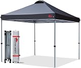 MasterCanopy Durable Ez Pop-up Gazebo Tent 2x2M Black with Roller Bag