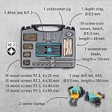 Wolfcraft DIY Kit Invisible Corner Connections 8629000 for 90° Joints view 2