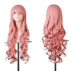 Rbenxia Curly Cosplay Wig Long Hair Heat Resistant