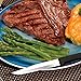 RADA Cutlery 6-Piece Utility/Steak Knife Gift Set (G206), Stainless Steel Hollow Ground Blades, Made in USA, Black Handles