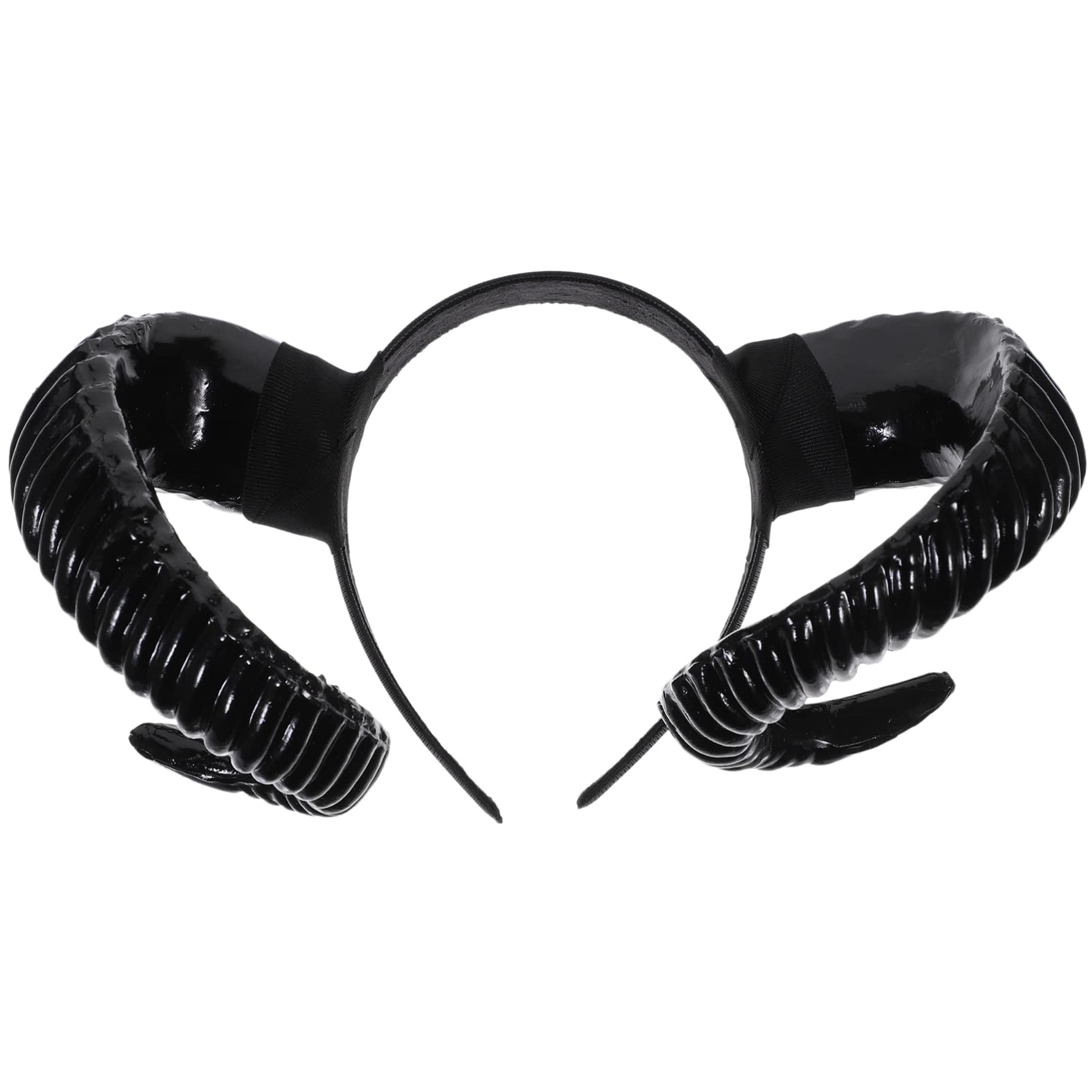 Toyvian Devil Horns Headband Demon Horns Goat Horn Headband for Halloween Costume