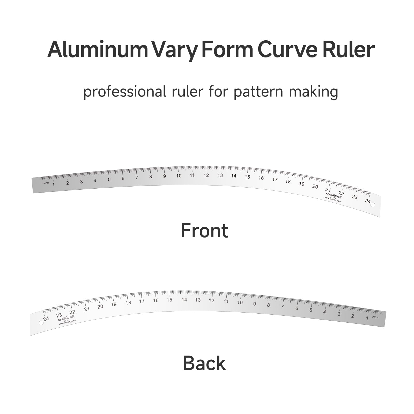 Vary Form Ruler Mua 24inch French Curve Ruler, Hip Curve Ruler for Pattern Making, Vary ...