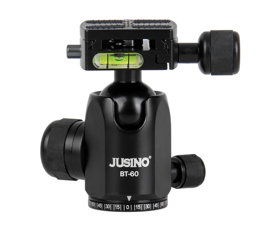 JUSINO Stable Ball Head 10 kg Load Capacity 360° Swivel Function — image 1