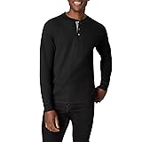 Hanes Men's Beefy Long Sleeve Three-Button Henley