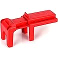 QWORK Ball Valve Lockout, 1/2" - 2-1/2" Diameter, Red