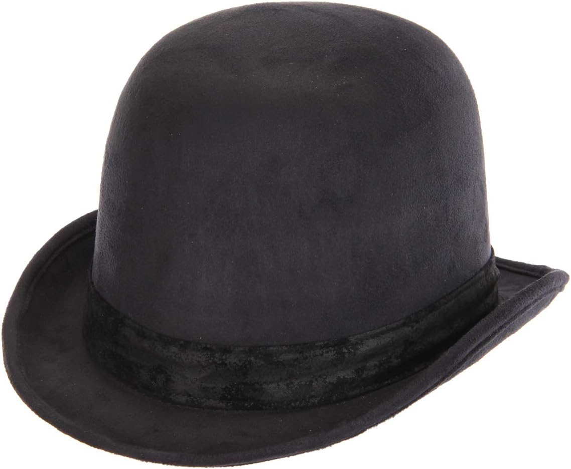 elope Black Derby Bowler Hat