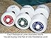 Thera-Band Aquatic Exercise Dumbells/Hand Bars - One Pair - Medium - Disc Size 12