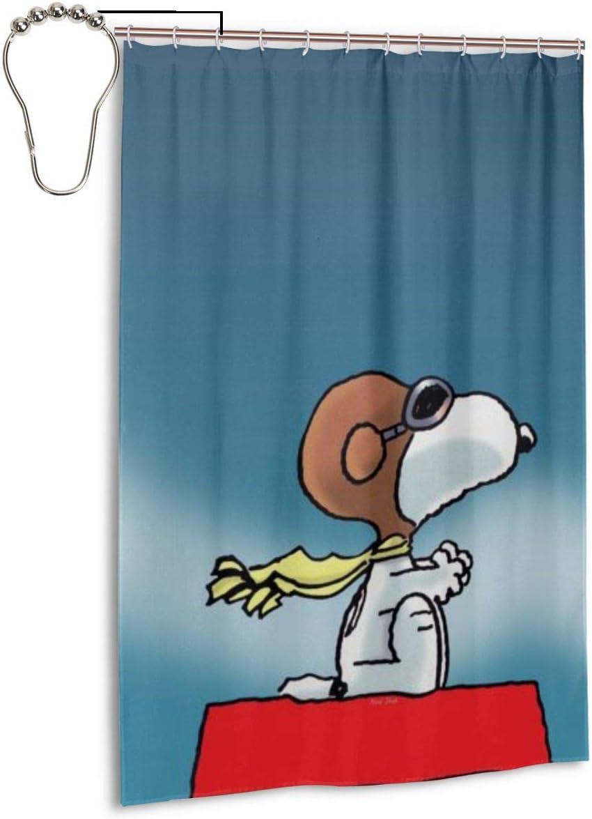 Amazon Co Jp 壁紙がかっこいいスヌーピーです シャワーカーテン 防カビ 防水 おしゃれ かわいい 浴室カーテン 軽量 速乾 取付簡単 122x1cm ホーム キッチン