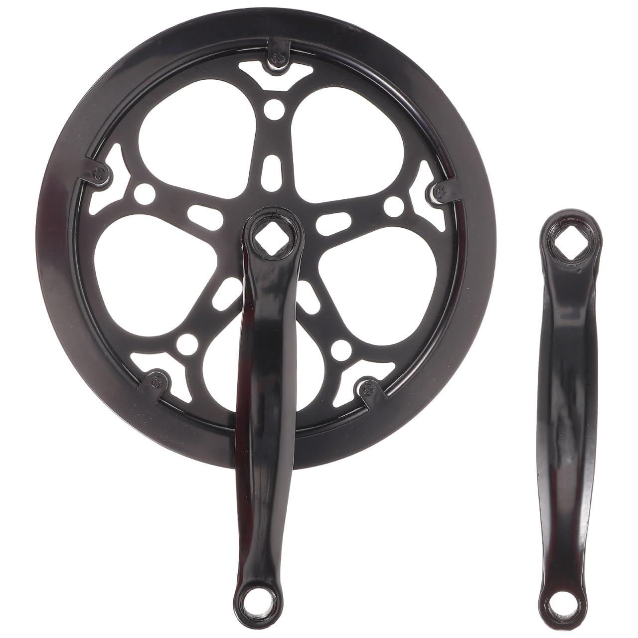 Homoyoyo Single Crank Set with 1 Cranks, Crankset Single 52T 170mm Crankarms for Mountain Road Bike