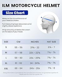 ILM Motorcycle Helmet Full Face with Pinlock