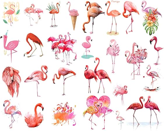Amazon Co Jp 赤いフラミンゴ装飾ステッカーフレークシール手帳サンキューシールラベル ステッカー日記帳雑貨シール おもちゃ
