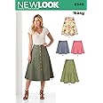 Simplicity New Look Patterns UN6346A Misses' Easy Skirts, A (8-10-12-14-16-18-20)