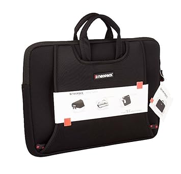 Neopack Handle Sleeve/Slim Bag for All 13 Inch Laptops/MacBook Pro & Air 13.3 inch - Black (HP, Apple MacBook, Sony, Samsung, Lenovo, IBM, Asus, Toshiba, Compaq, Acer)