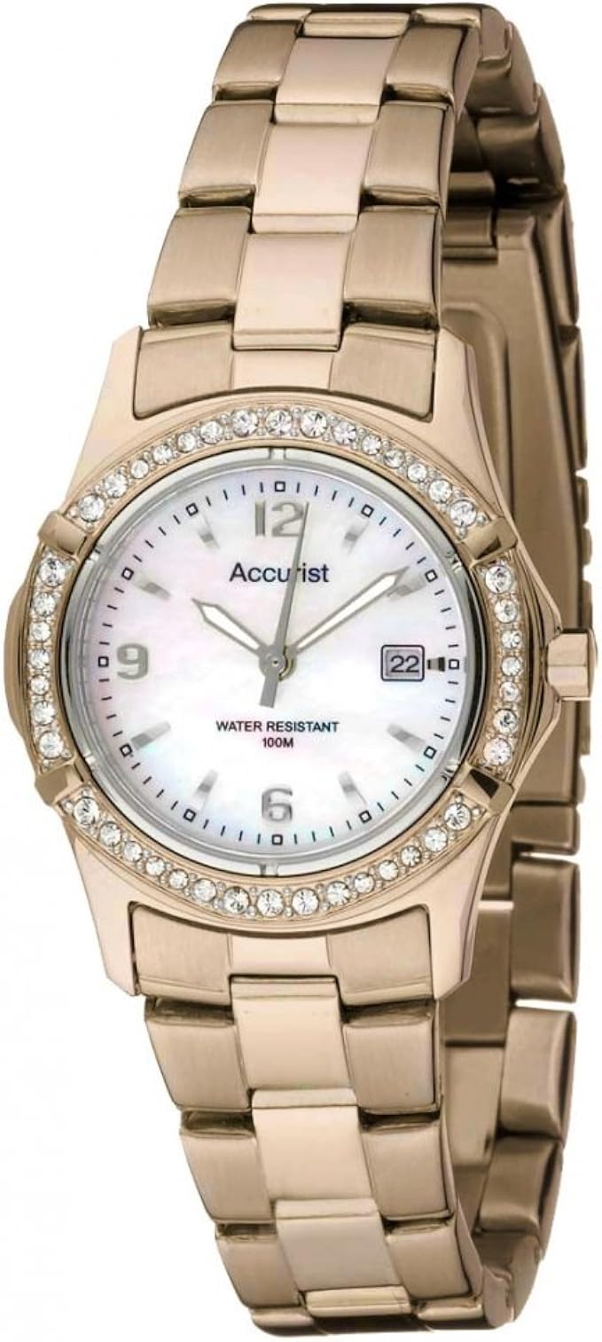 accurist gold plated watch