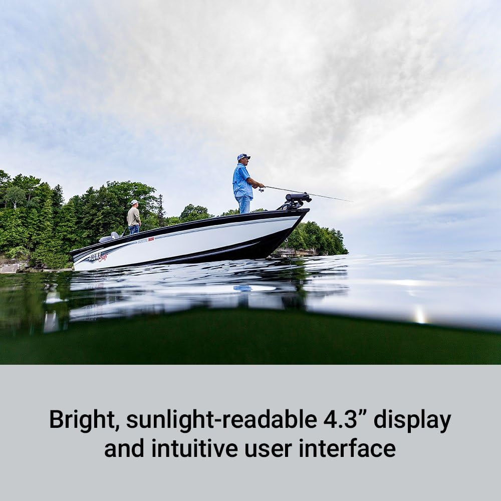 Garmin Striker 4cv with Transducer, 4" GPS Fishfinder with CHIRP Traditional and ClearVu Scanning Sonar Transducer and Built In Quickdraw Contours Mapping Software