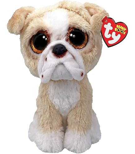 Ty Beanie Bellies – Randi The Little Dog with Glitter Golden Eyes
