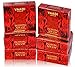 Vaadi Herbals Red Rose Petal Soap - Handmade Herbal Soap with 100% Pure Essential Oils - ALL Natural - Each 2.65 Ounces - Pack of 6 (16 Ounces)
