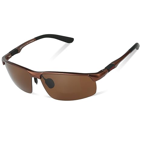DUCO Herren Heiße Mode Driving Sonnenbrille Polarisierte Brille Sport Eyewear Angeln Golf mit Al-Mg Rahmen 8188