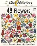 One Nighters, 48 Flowers Cross Stitch Designs # 420 by