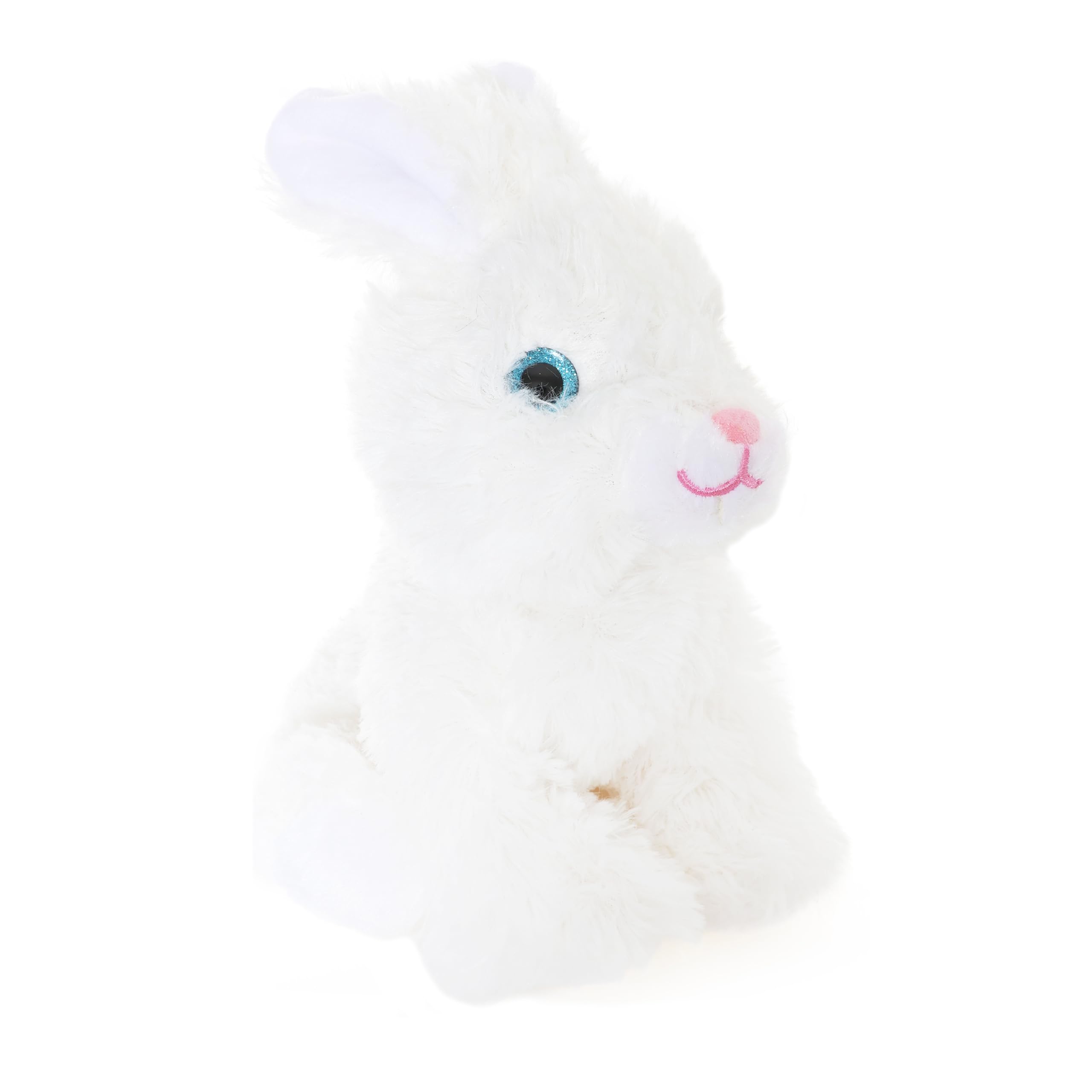 FURRY PLANET TOYS Soft Toy Plush Animal Kingdom 21cm Cute Cuddly Zoo Jungle Woodland Farm (Bunny Rabbit)