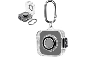 NEWJOURNEY Travel Case Compatible with Oura Ring Gen 4 Charger, Hard PC Portable Charger Protective Case with Hook Buckle and Secure Lock (for Oura Charger 4)