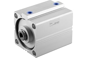 Othmro SDA100 x 90 Sealing Thin Air Cylinder Pneumatic Air Cylinders, 100mm/3.94inch Bore 90mm/3.54inch Stroke Aluminium Alloy Pneumatic Components for Pneumatic and Hydraulic Systems 1pcs