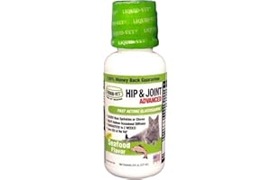 LIQUID-VET Feline Hip & Joint Advanced Formula, Seafood Flavor, 8 oz