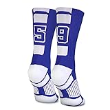 ChalkTalkSPORTS Custom Team Number Crew Socks